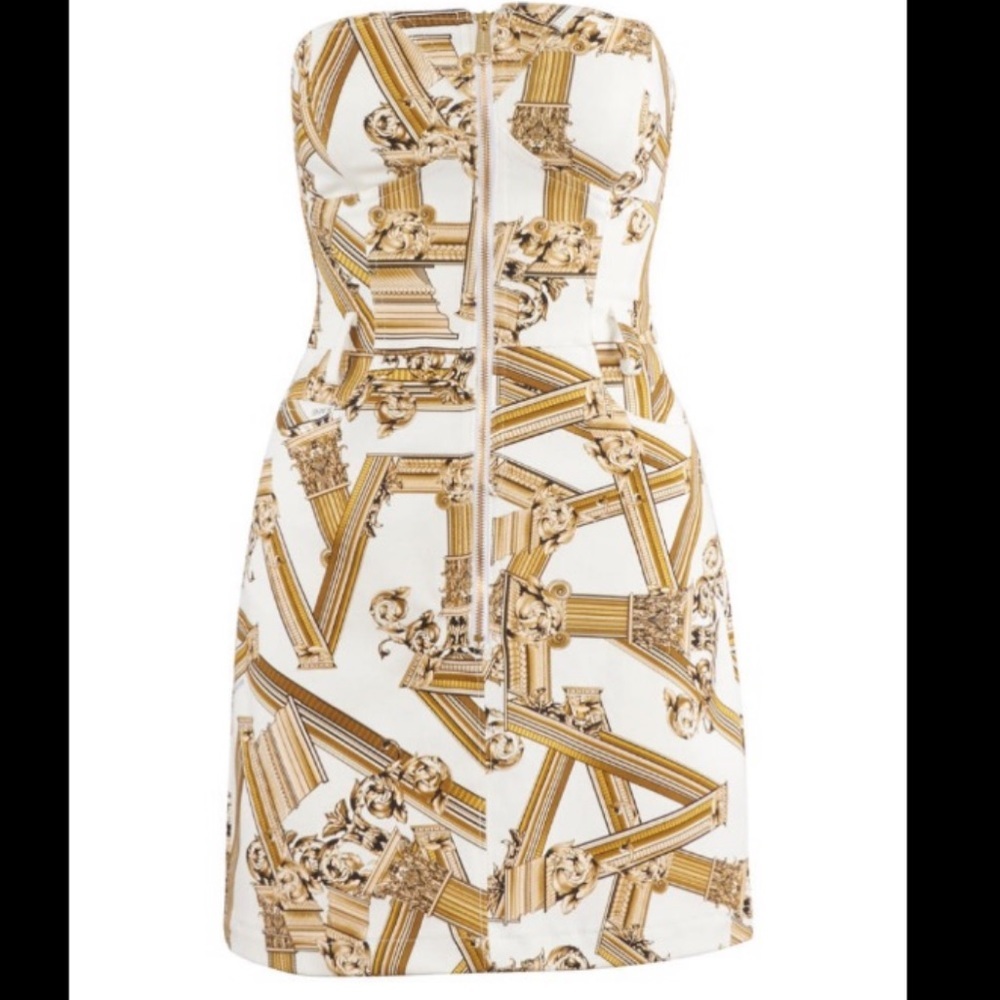 NWT VERSACE Jeans Denim Dress XXS